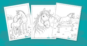 Horse Coloring pages image collection